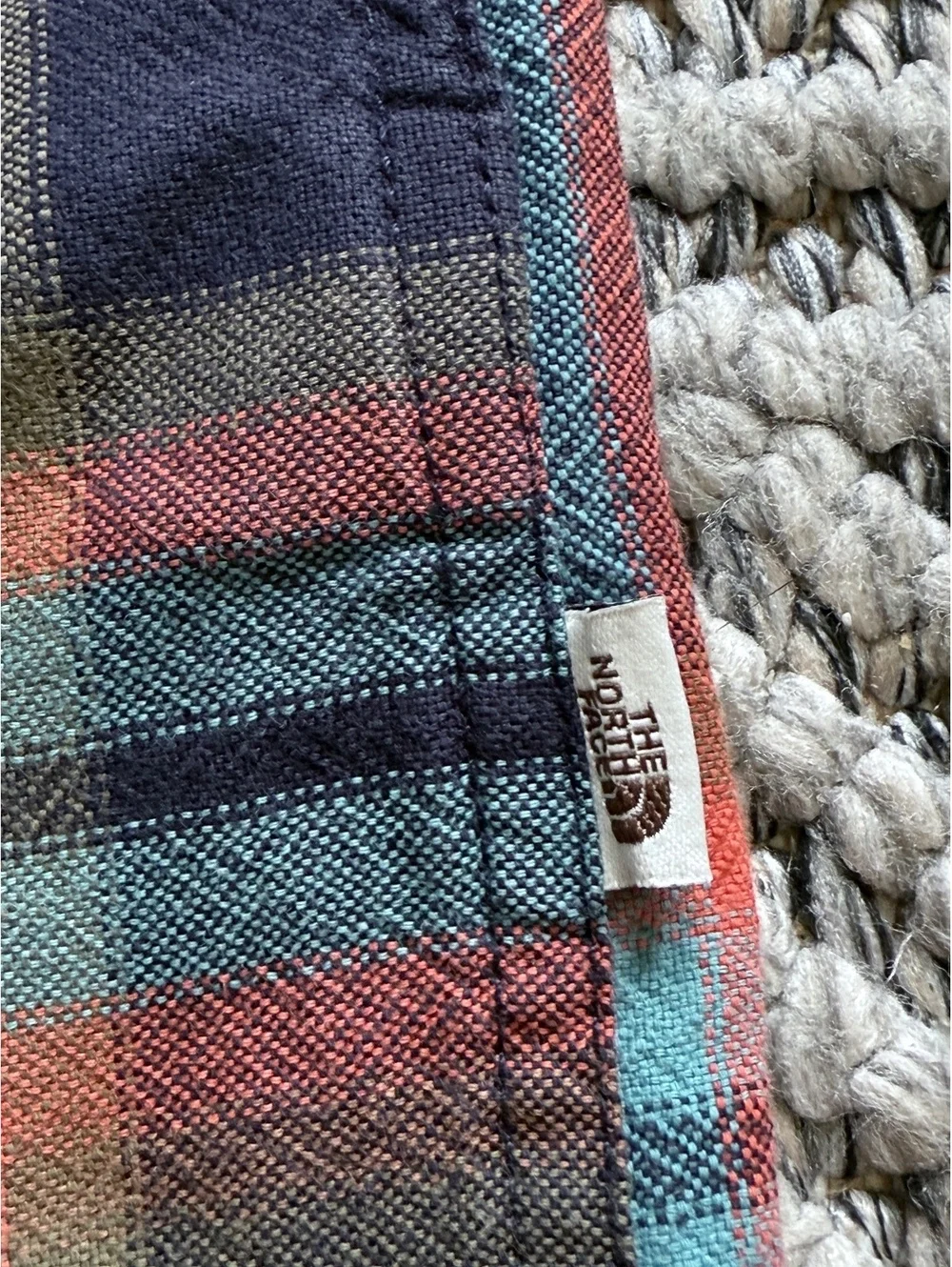 The North Face Men's Medium Plaid Button-Up Shirt